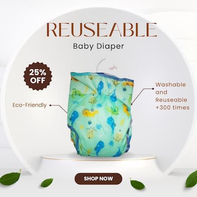 KIDS  IMPORTED  REUSEABLE BABY  DAIPERS